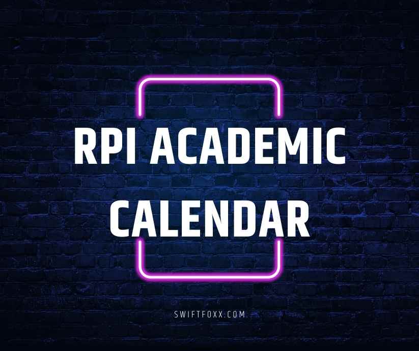 RPI Academic Calendar 20232024 Important Dates Unistude