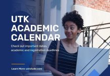 UTK academic calendar.