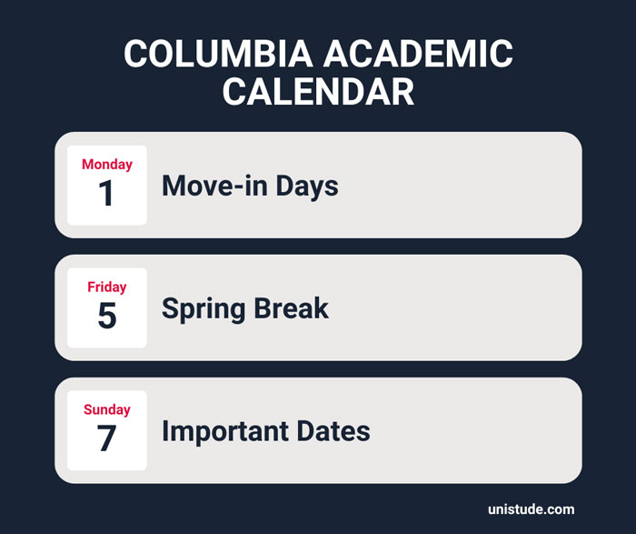 Columbia Academic Calendar 2024 2025: Important Dates