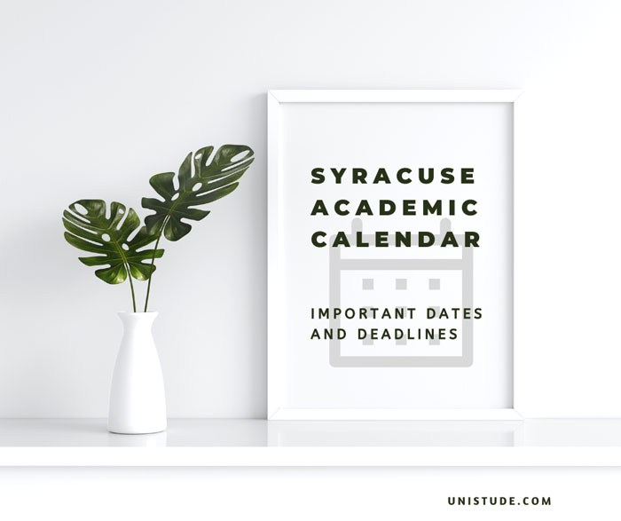 Syracuse Academic Calendar 20232024 Important Dates